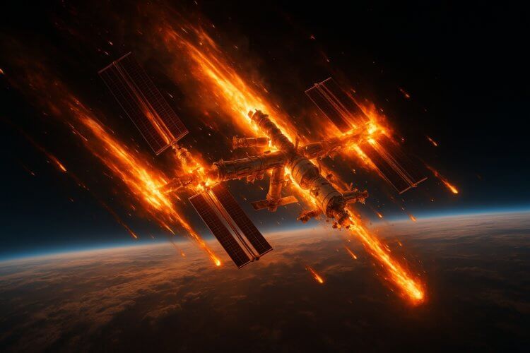 Почему ученые хотят уничтожить МКС: главные причины и что будет дальше. МКС работает на орбите с 1998 года, а люди живут на ней непрерывно с 2000-го. Фото.