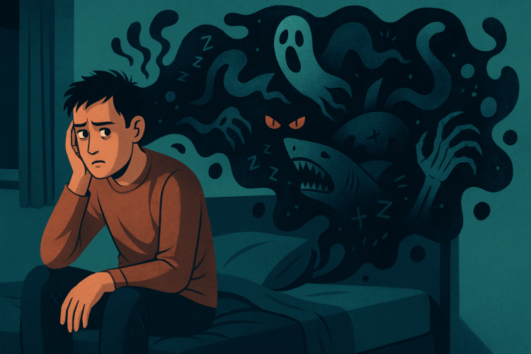 Как перестать видеть кошмары и высыпаться. Частые кошмары — тревожный признак. Фото.