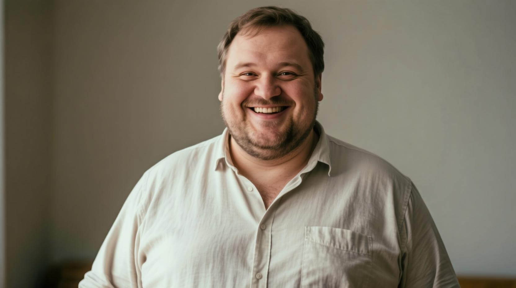 Люди с лишним весом имеют более стабильный эмоциональный фон. Фото.