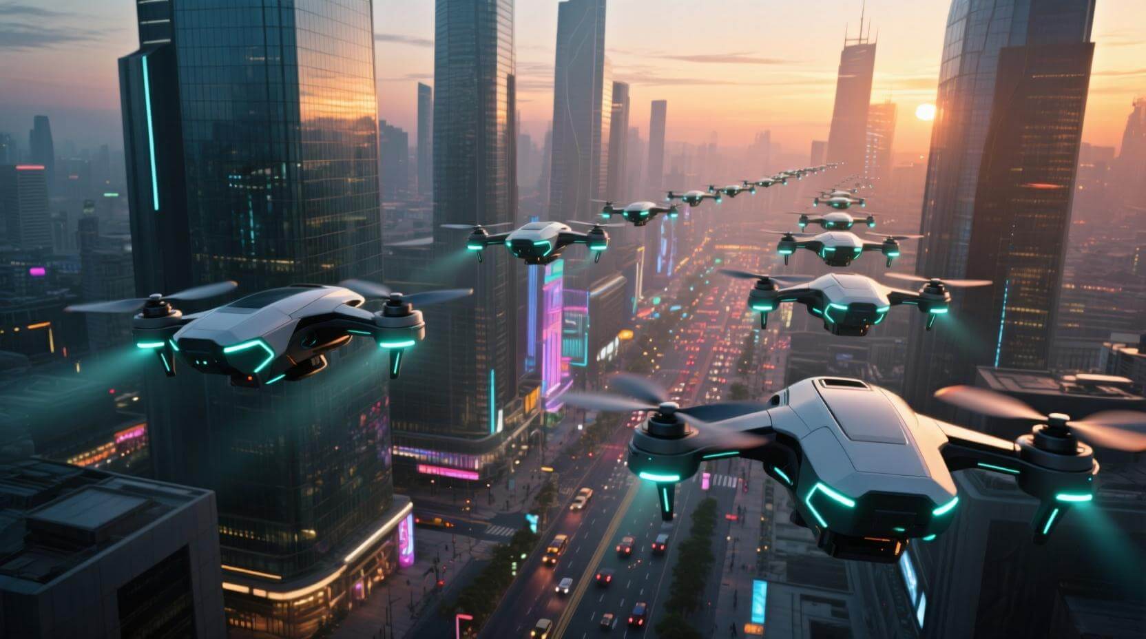 От дронов в настоящее время нет надежной защиты. Фото.