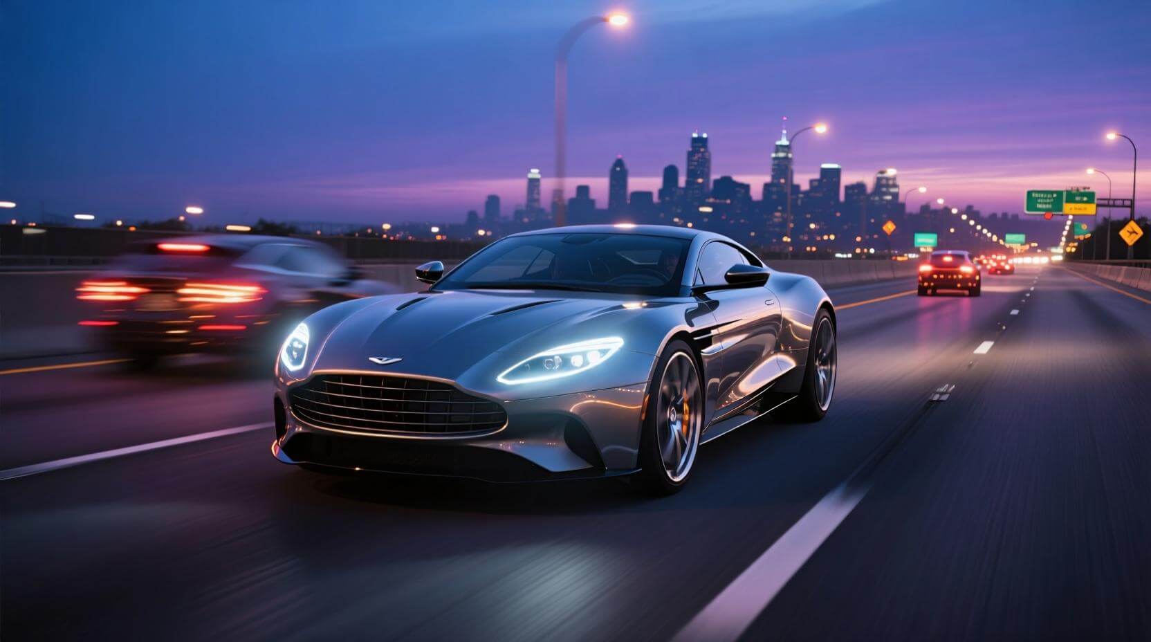 У автомобилей с правым рулем иначе настроены фары. Фото.