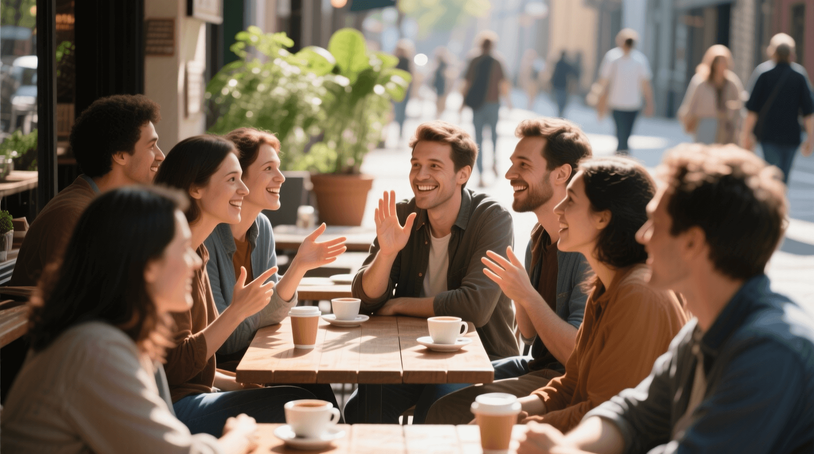 Изменить воспоминания человеку могут даже окружающие люди. Фото.