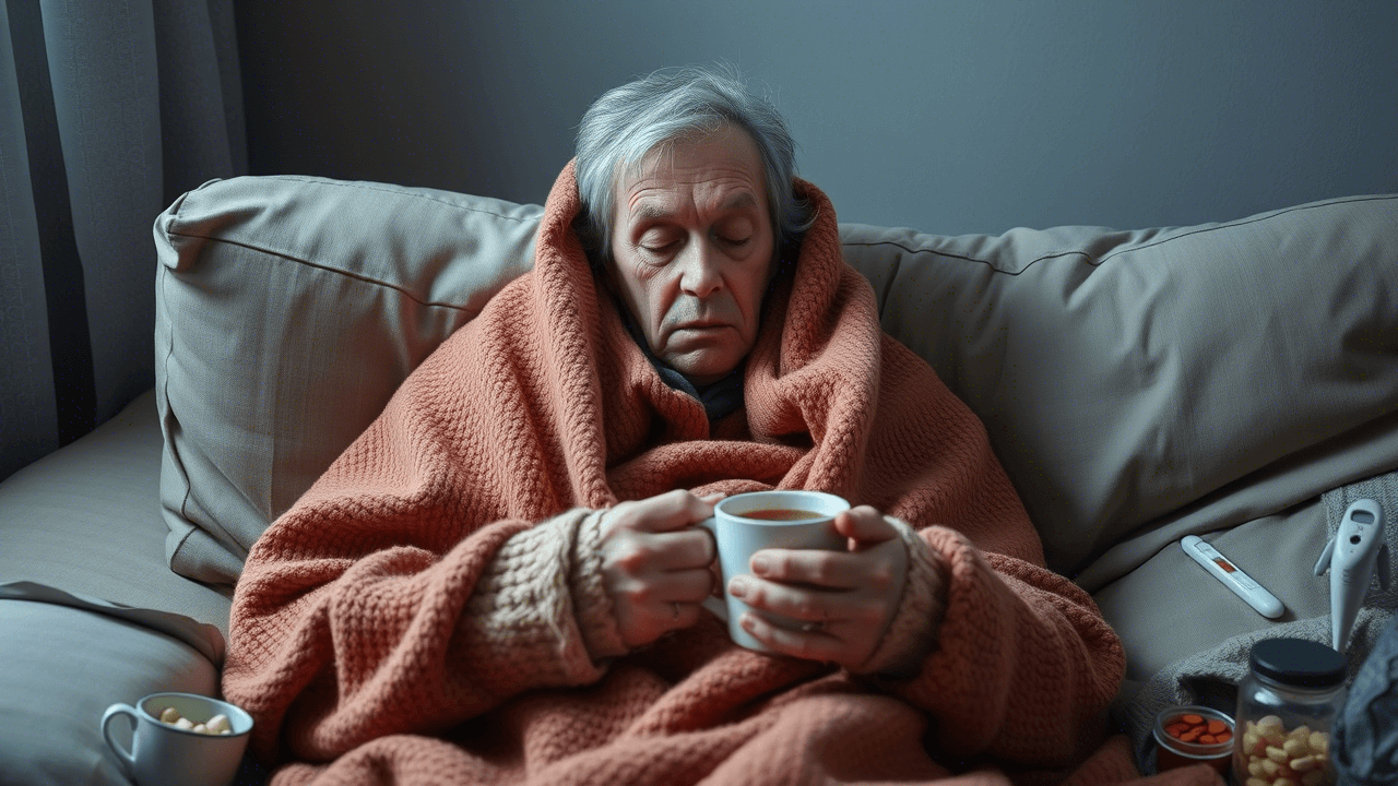 Как иммунная система реагирует на больного человека. При виде больного человека, в крови изменяется содержание иммунных клеток. Фото.