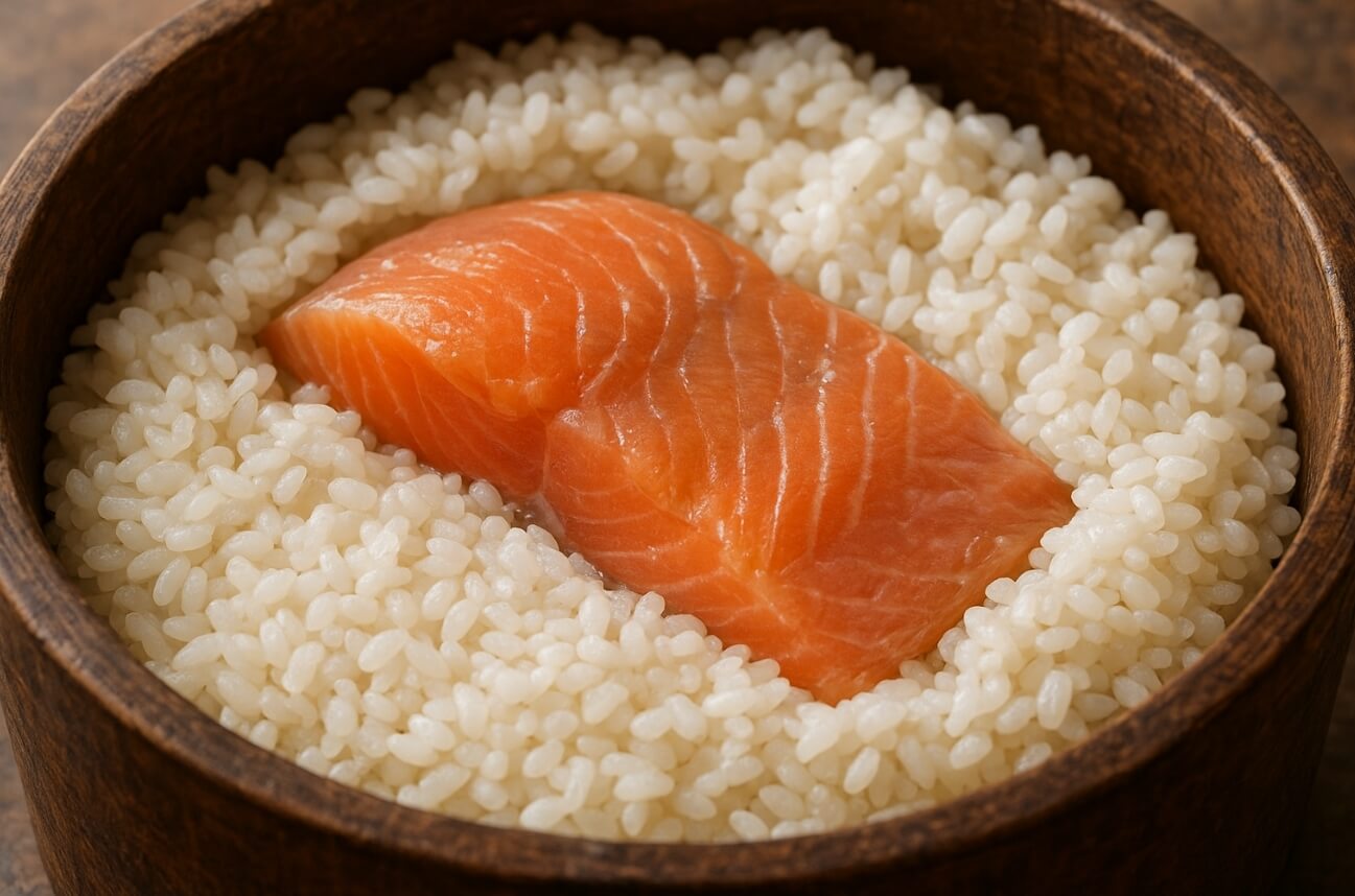 Рис изначально использовали как консервант для хранения рыбы. Фото.