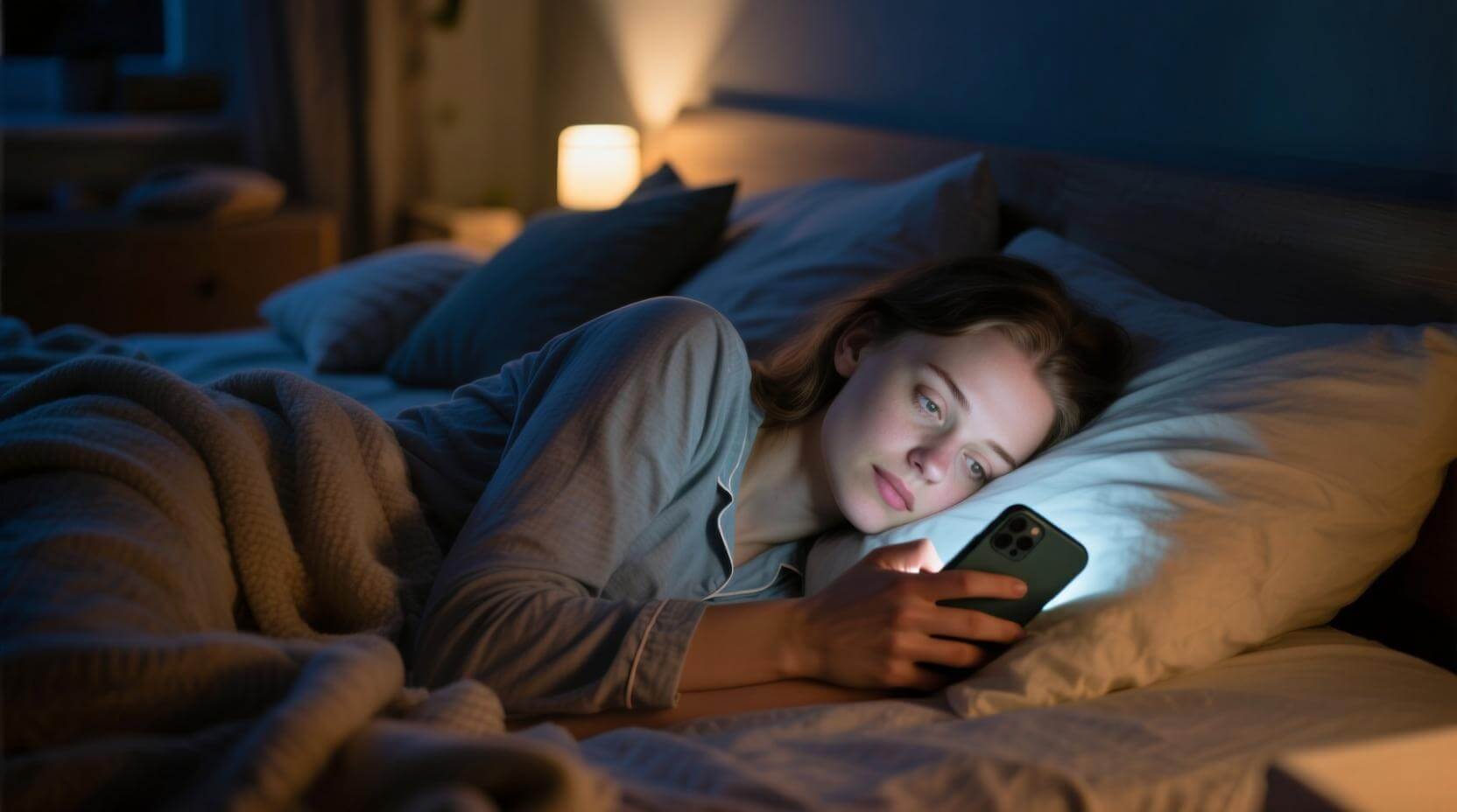Удар по вниманию и самоконтролю. Листание ленты перед сном приводит к бессоннице. Фото.