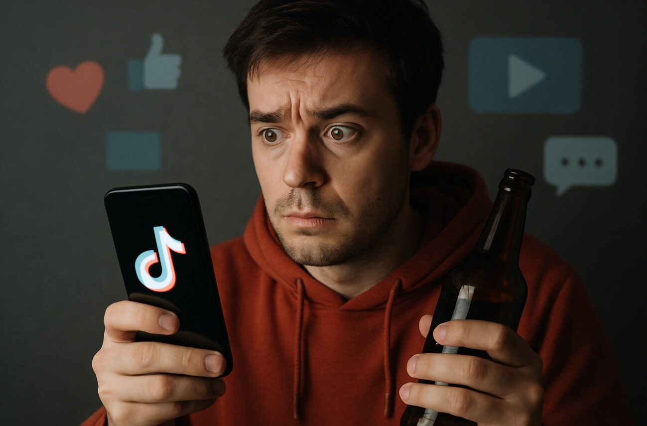 Почему смотреть TikTok в пять раз опаснее, чем пить алкоголь