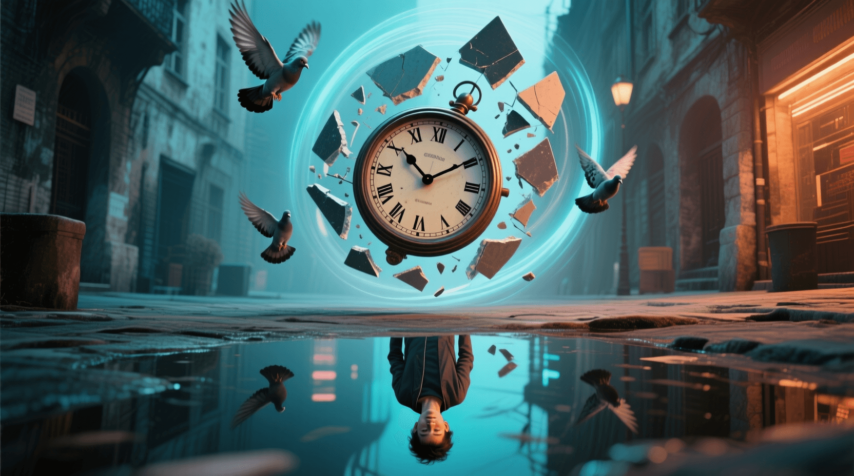 В повседневной жизни мы не может заметить обратный ход времени. Фото.