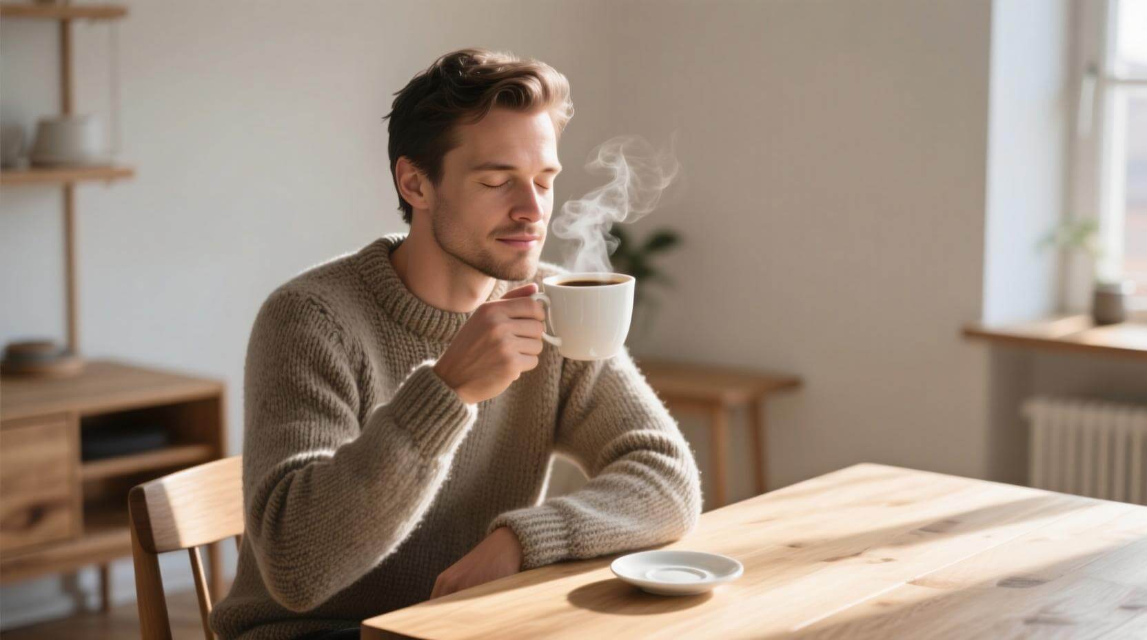 Удовольствие от кофе может быть связано с абстинентным синдромом. Фото.