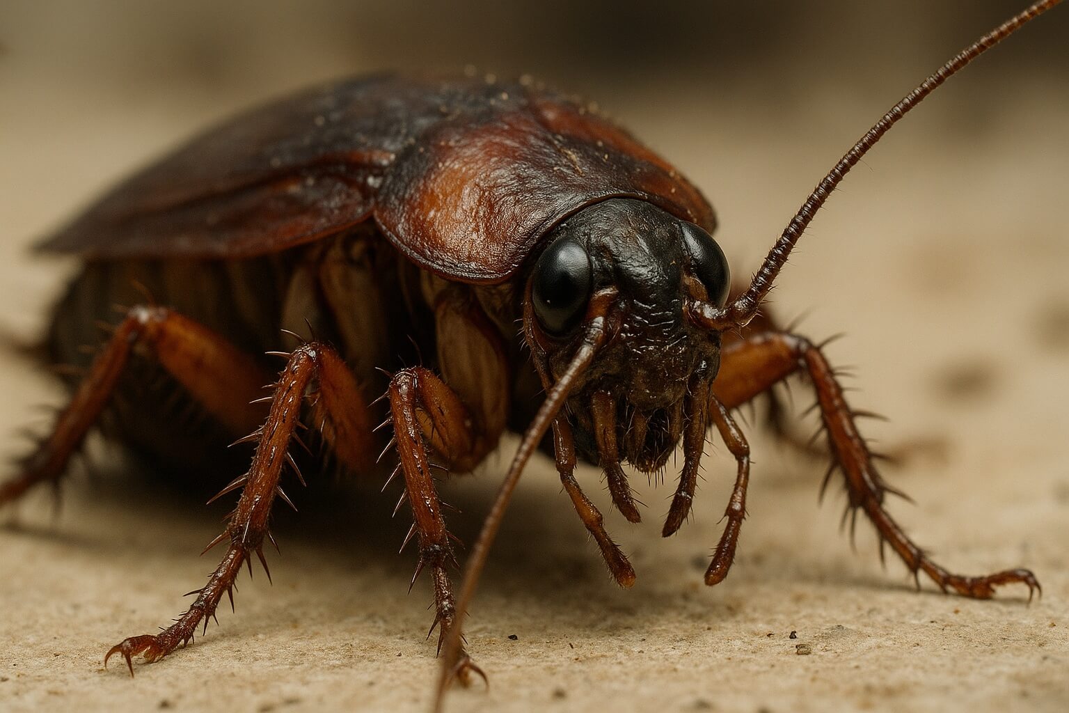 Силуэт таракана воспринимается мозгом как готовый шаблон угрозы. Фото.