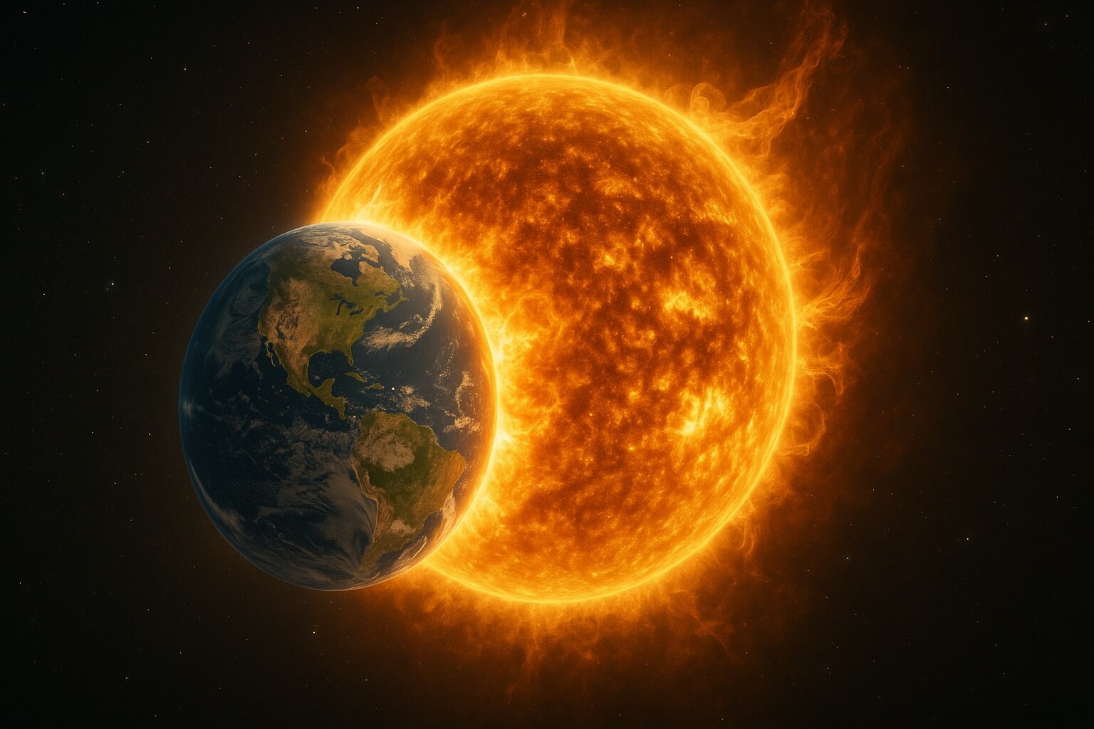 Когда-нибудь Солнце уничтожит Землю, и вот это мы остановить не сможем. Фото.