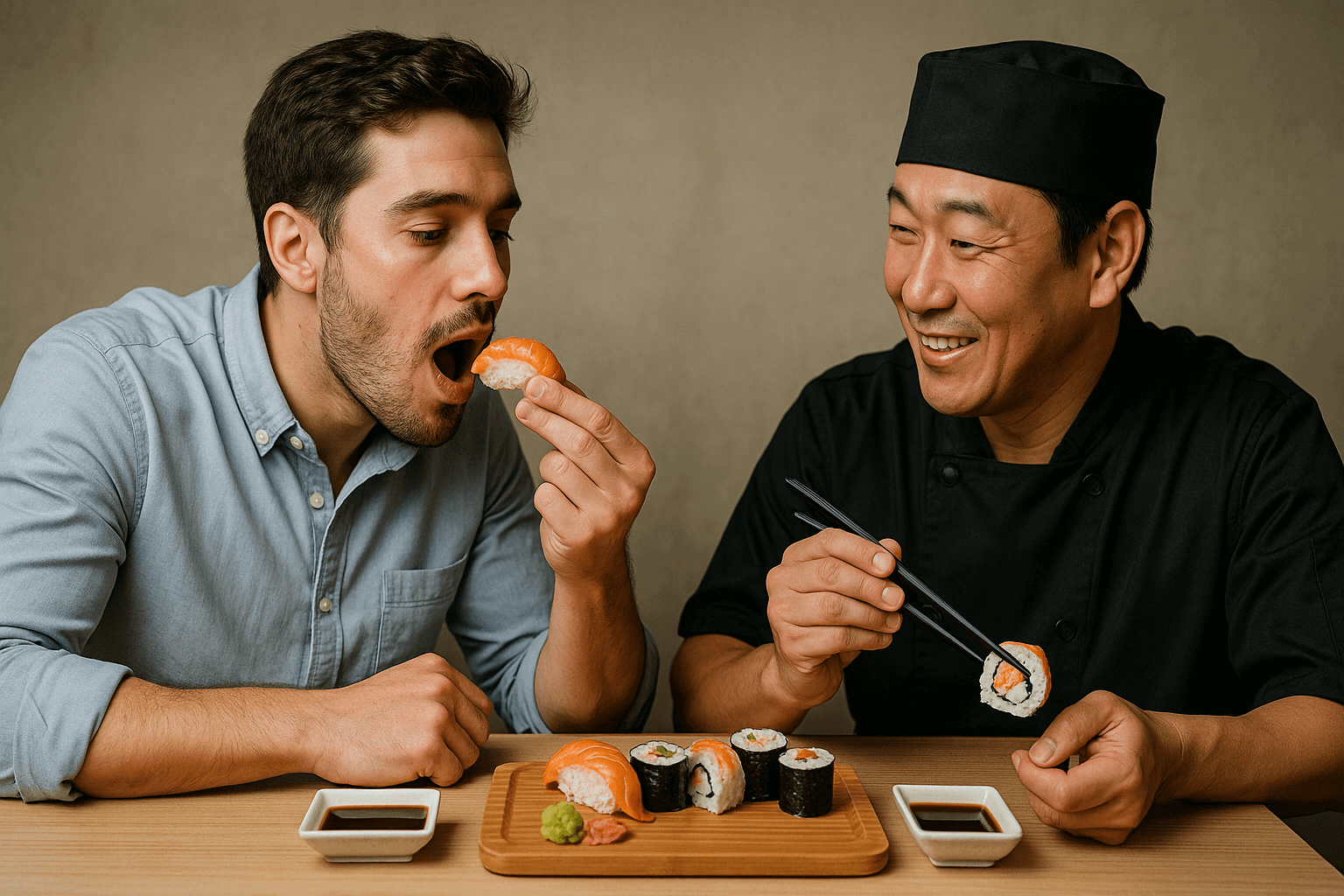 Есть ли в суши сырая рыба. В Японии сырьё для суши считается «сашими-грэйд» — это высшая категория качества. Фото.