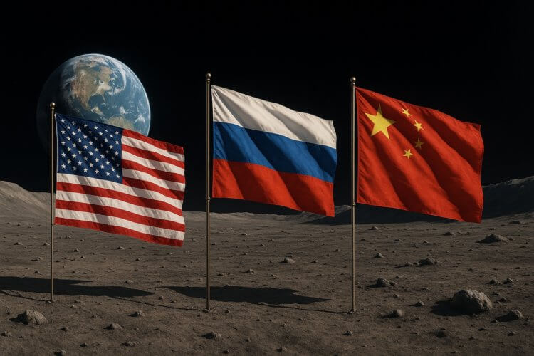 Ядерный реактор на Луне. Китай и Россия также разрабатывают планы по созданию лунных станций. Ядерный реактор на Луне. Китай и Россия также разрабатывают планы по созданию лунных станций. Фото.