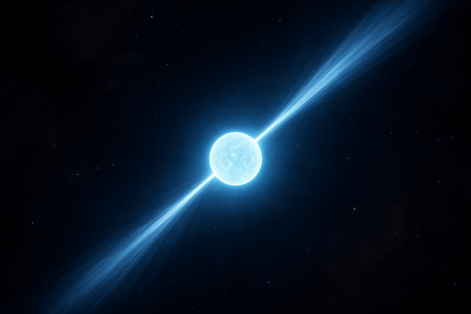 Нейтронные звёзды и пульсары — смертельная плотность и радиация. Лучше всего изучен пульсар PSR 0531+21 в Крабовидной туманности на расстоянии 6520 световых лет от нас. Полная мощность его излучения в 100 000 раз выше, чем у Солнца. Фото.