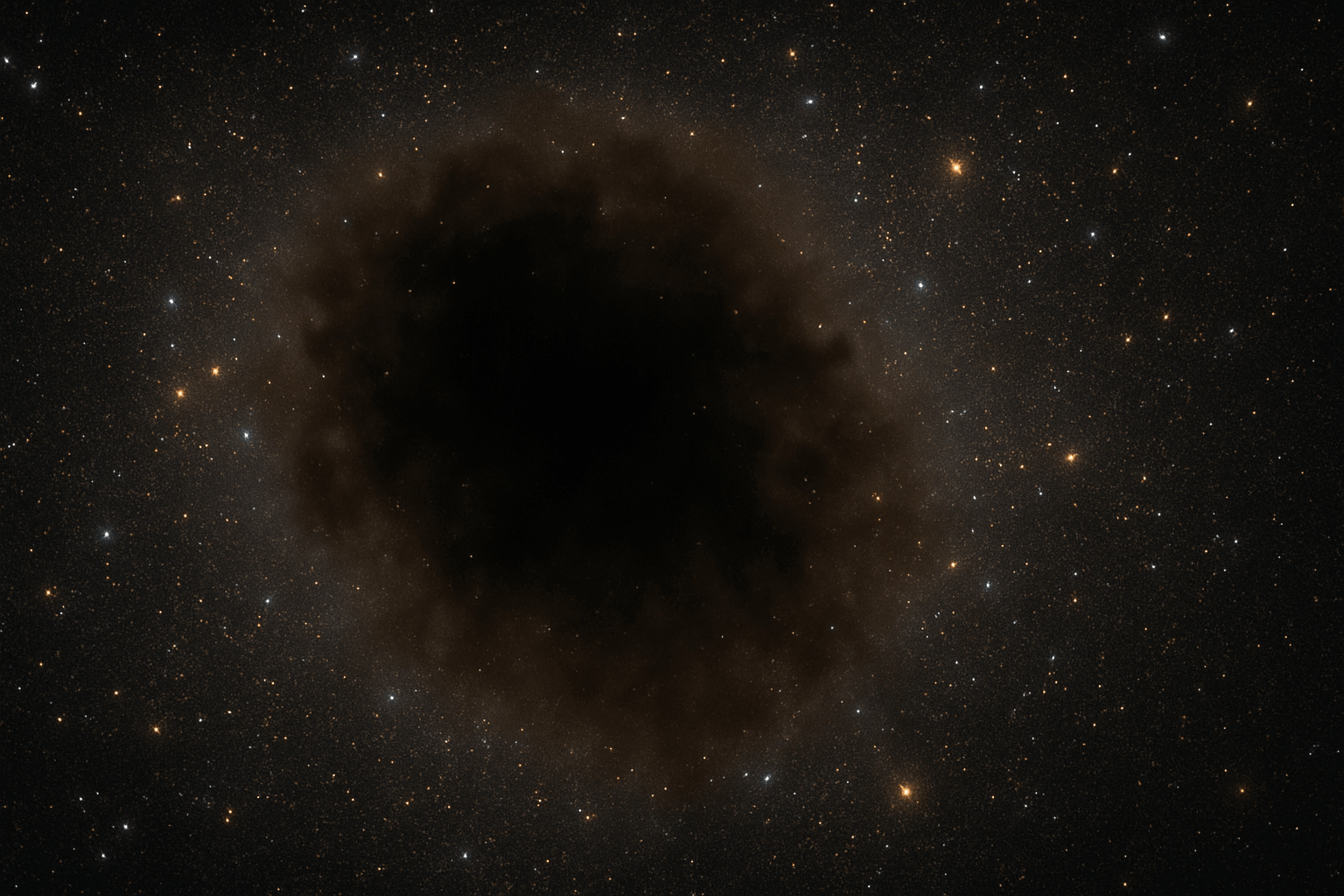 Тёмные туманности — место абсолютного холода и темноты. Тёмная туманность, или поглощательная туманность — тип межзвёздного облака, настолько плотного, что оно поглощает видимый свет, исходящий от других объектов. Внутри часто протекают активные процессы: например, рождение звёзд. Фото.