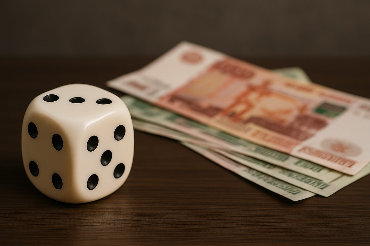 Игровой метод с кубиком позволяет случайным образом определять, сколько откладывать ежедневно. Фото.