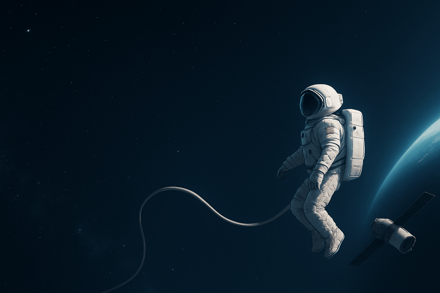 Что значит потеряться в открытом космосе — и как это может случиться. В открытом космосе потеряться можно, если оторваться от корабля или станции и не иметь средств для возвращения. Этот сценарий теоретически возможен, но на практике он почти исключён из-за систем безопасности. Фото.