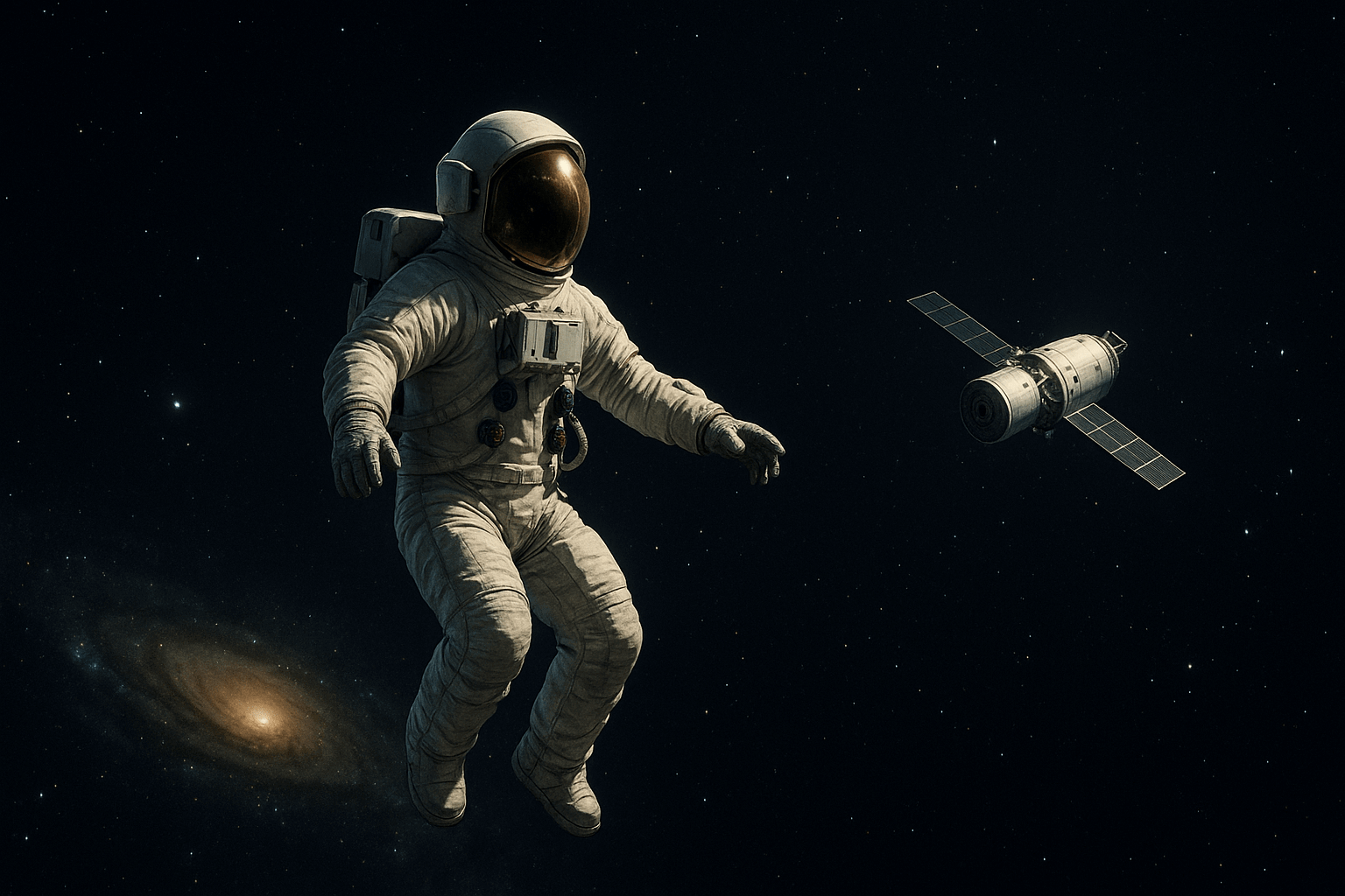 Как находят астронавтов, оказавшихся в свободном полёте в космосе. В любом случае, поможет система SAFER — это реактивный ранец, который астронавт может использовать, чтобы вернуться на станцию в случае отрыва. Применяется с 1990-х годов. Фото.