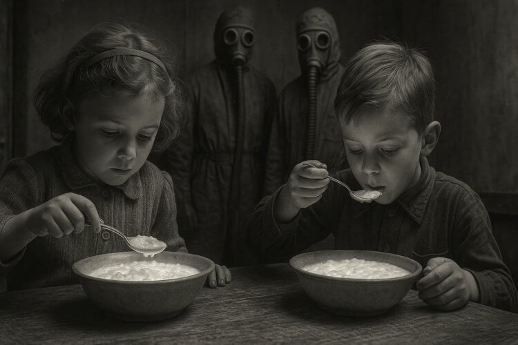 Радиоактивная овсянка: зачем в 1940-х на детях тестировали продукты питания. В 1940-х годах детей из интерната Ферналд кормили овсянкой с радиоактивными изотопами без их ведома. Фото.