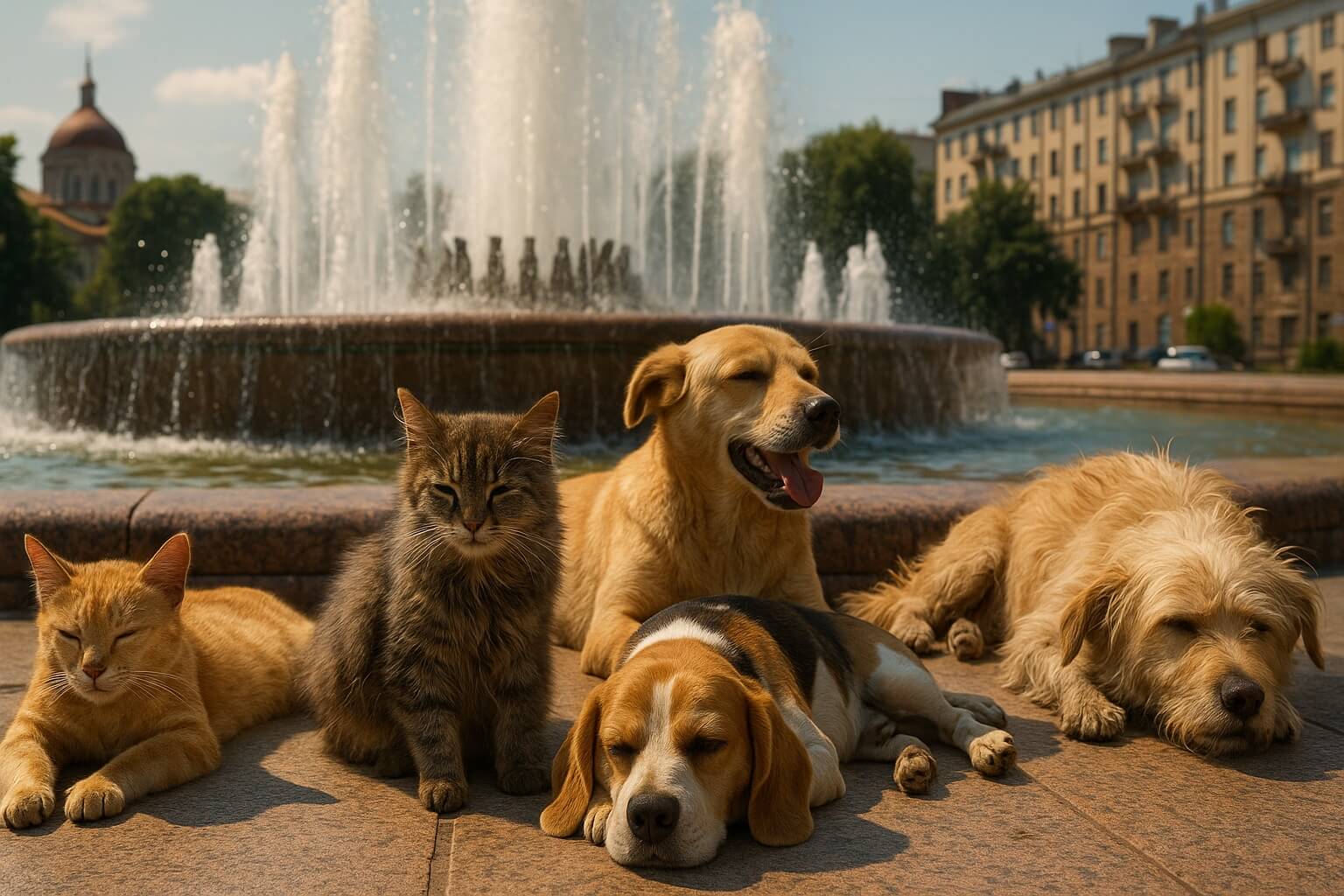 Экстремальная жара в России станет нормой. Россия нагревается быстрее, чем многие другие регионы планеты. Фото.