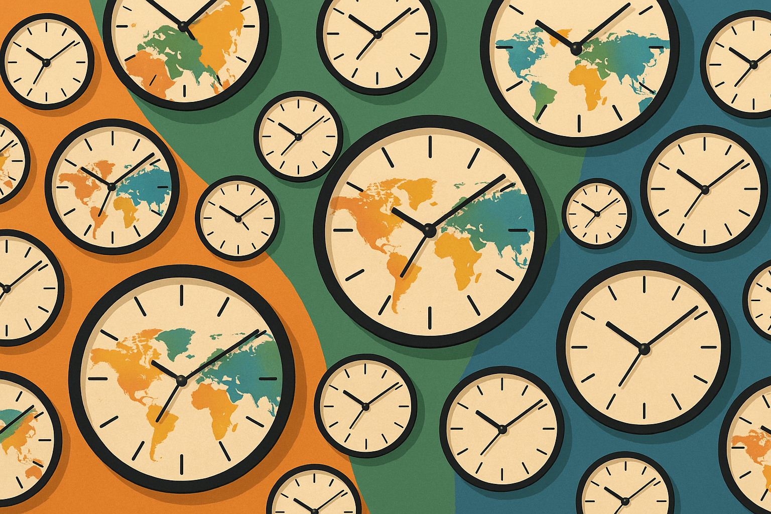 Самые необычные часовые зоны. В 1994/1995 Кирибати сдвинула дату для восточных островов и ввела UTC+14; разница с Гавайями (UTC−10) составляет ровно 24 часа. Фото.