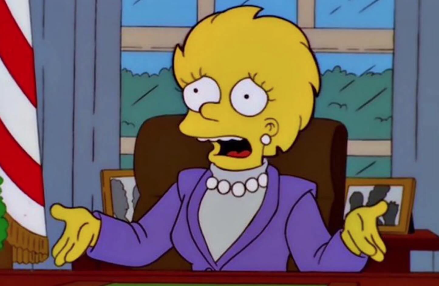 Самые известные предсказания Симпсонов. Кадр из эпизода Bart to the Future. Фото.