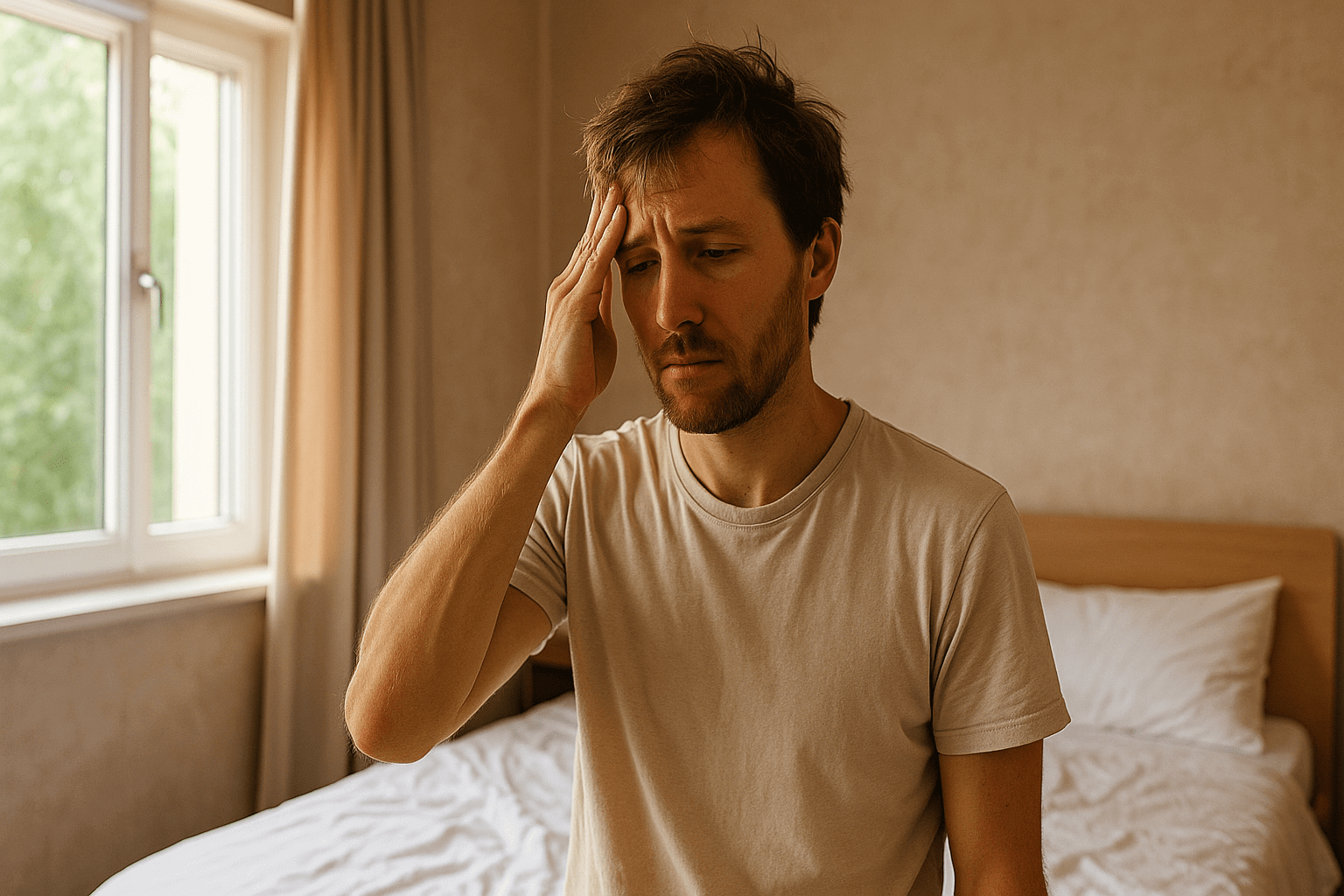 Как жара нарушает сон: простой и понятный разбор. Хронический недосып (в том числе вызванный жарой) приводит к увеличению кортизола и снижению концентрации и памяти. Фото.