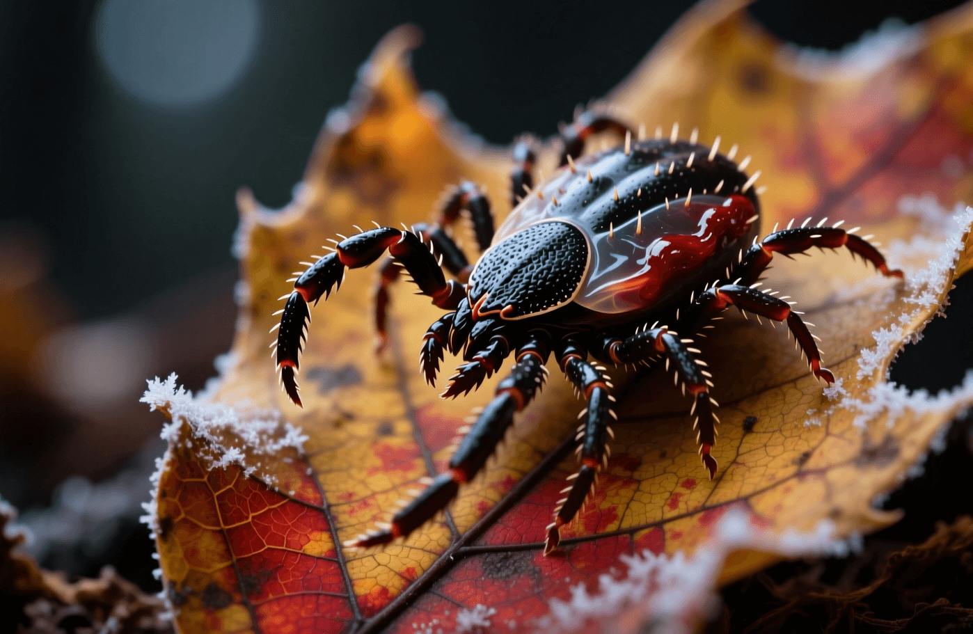 Скрытая опасность опавших листьев. Кого только не найдешь в осенней листве. Фото.