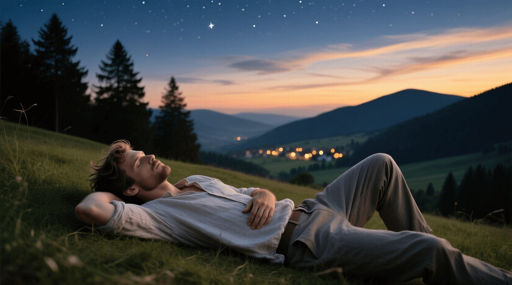 Влияние на биологические часы. Сон под открытым небом нормализует циркадные ритмы. Фото.