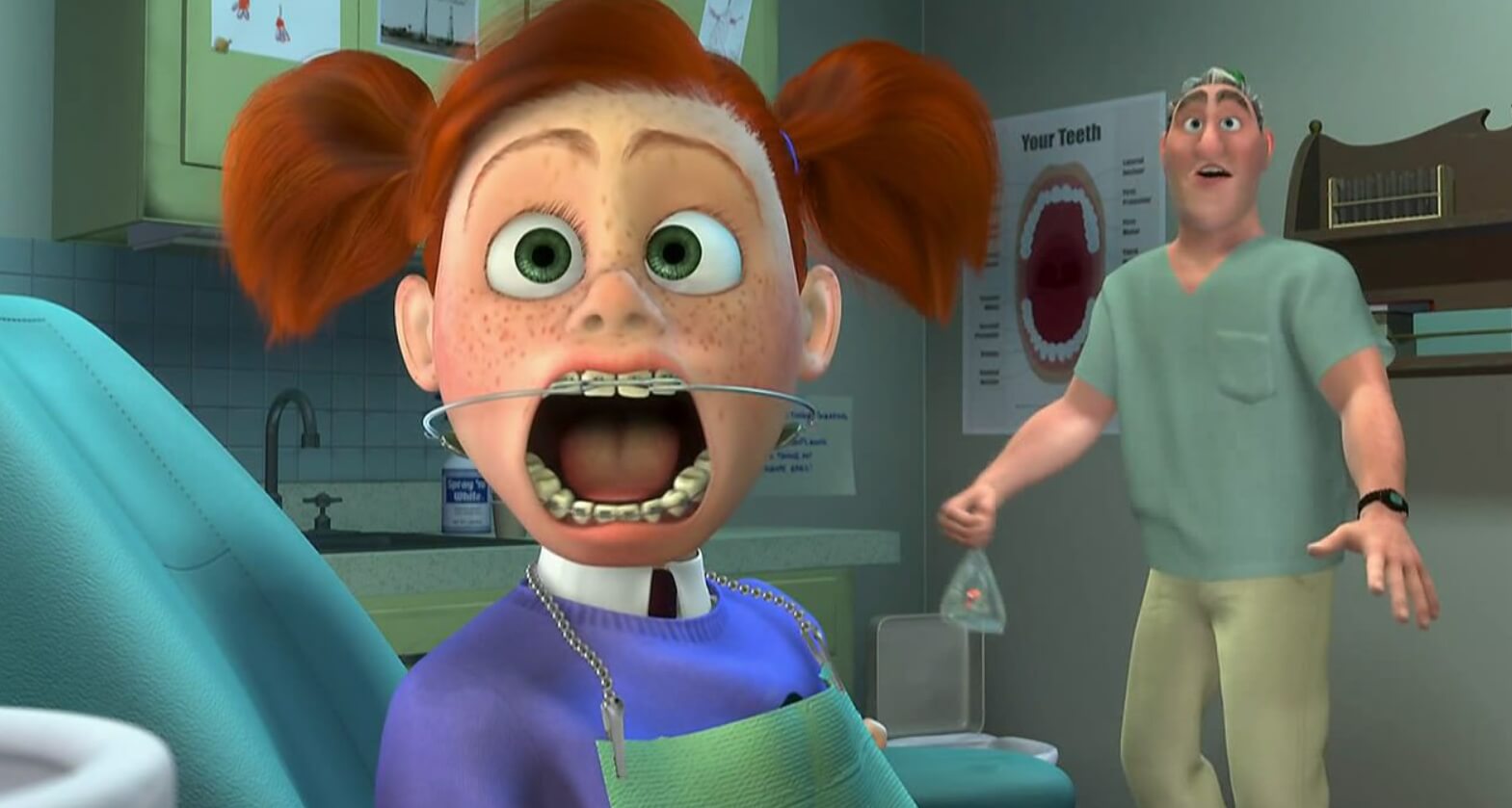 Сколько стоят брекеты. Статистика гласит, что у 80% населения Земли неправильный прикус. Кадр из мультфильма «В поисках Немо». Фото.