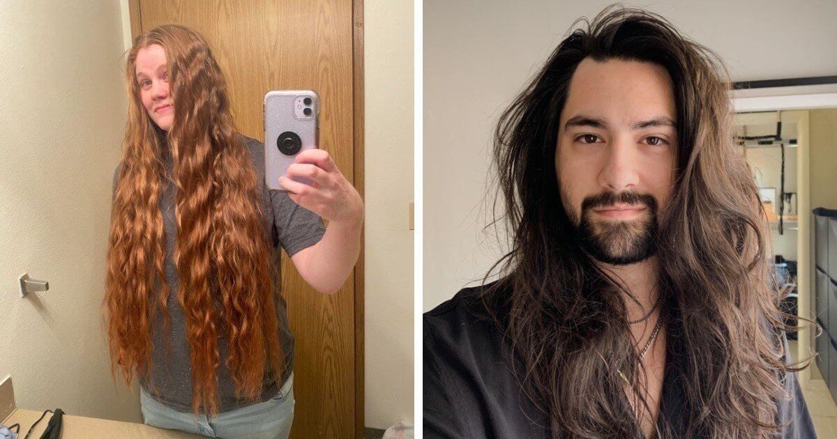 Зачем человеку нужны длинные волосы на голове. Эксперименты показывают, что волосистая кожа головы снижает тепловой и радиационный приток (особенно при кудрявых волосах) и тем самым защищает мозг/кожу от перегрева и UV. Источник изображения: fishki.net. Фото.