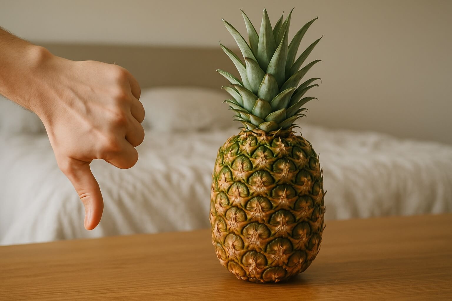 Нет, наедаться ананасом ради чудо-эффекта точно не стоит. Фото.