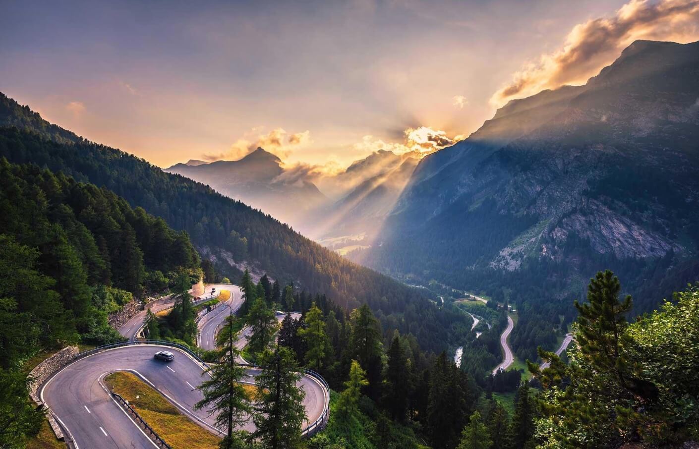 Страны с платными дорогами. В Швейцарии и Австрии зачастую приходится оплачивать виньетку. Источник изображения: msn.com. Фото.