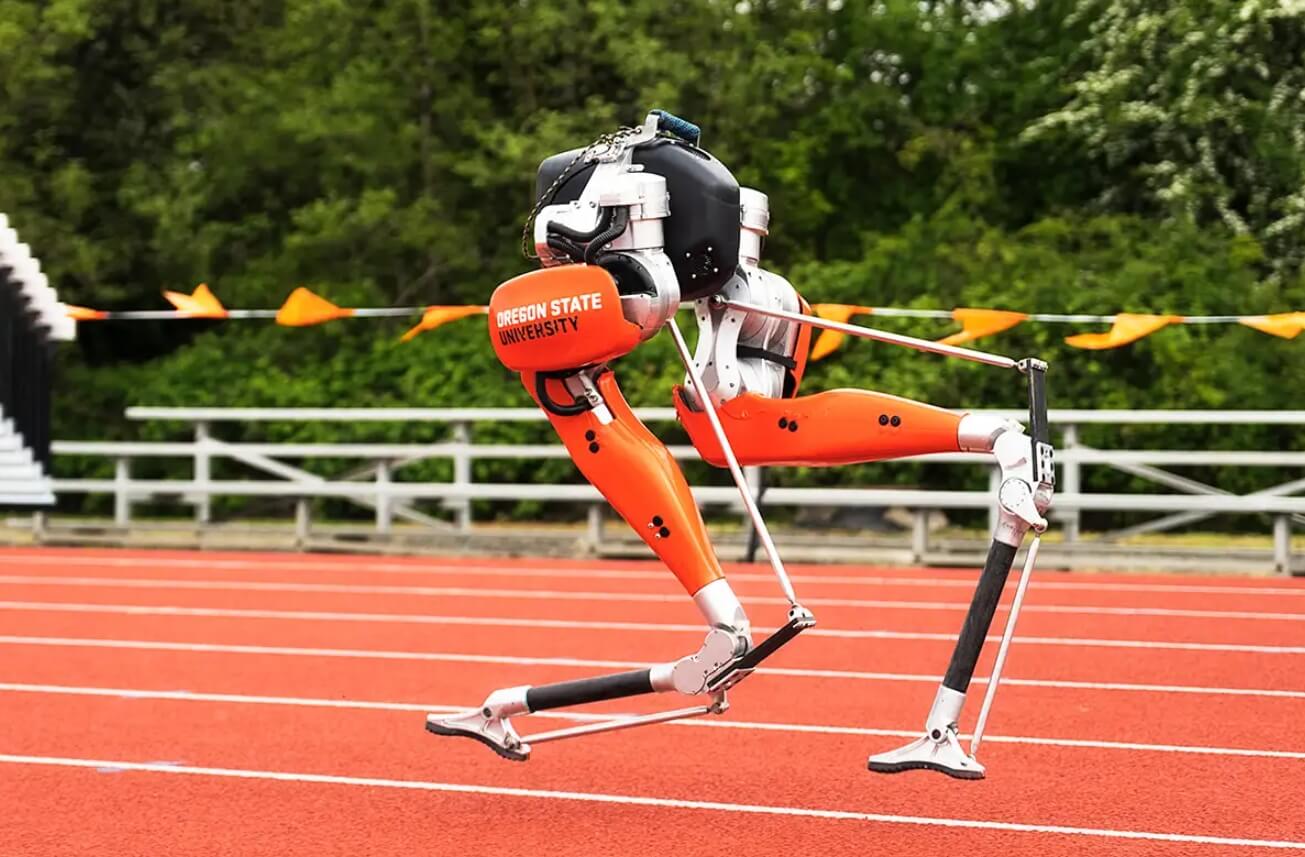 Энергоэффективность двуногих роботов. Робот CASSIE от Agility Robotics. Источник фотографии: newscientist.com. Фото.
