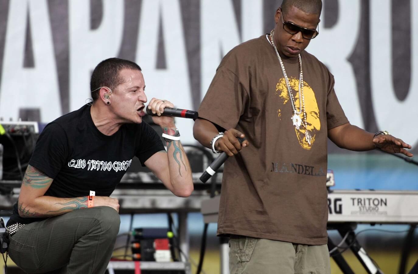 Что влияет на уровень интеллекта. Группа Linkin Park и рэпер Jay-Z. Источник изображения: parismatch.com. Фото.