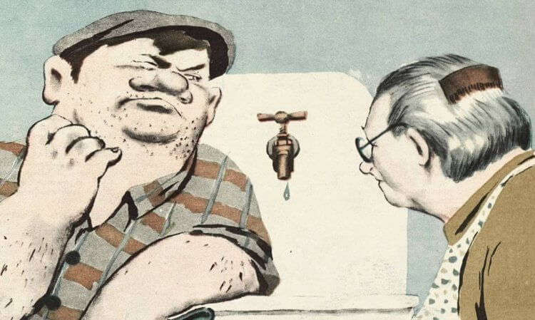Самостоятельный ремонт дома. Ремонт крана и другой сантехники были обязательным навыком каждого мужчины. Источник изображения: dzen.ru. Фото.
