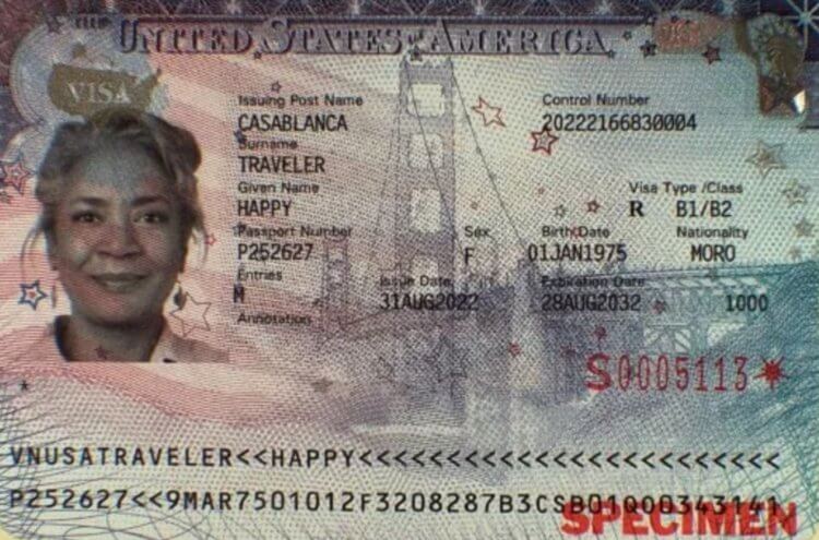 Зачем нужны визы сегодня. Образец туристической визы в США. Источник изображения: wikipedia.org. Зачем нужны визы сегодня. Образец туристической визы в США. Источник изображения: wikipedia.org. Фото.