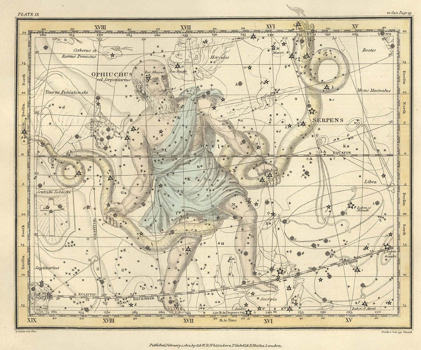 Как появился змееносец и почему его вычеркнули. Змееносец — 13-й знак зодиака. Источник изображения: ru.m.wikipedia.org. Фото.