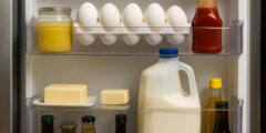 Продукты, которые вы зря храните в дверце холодильника. Продукты, которые вы зря храните в дверце холодильника. Фото.