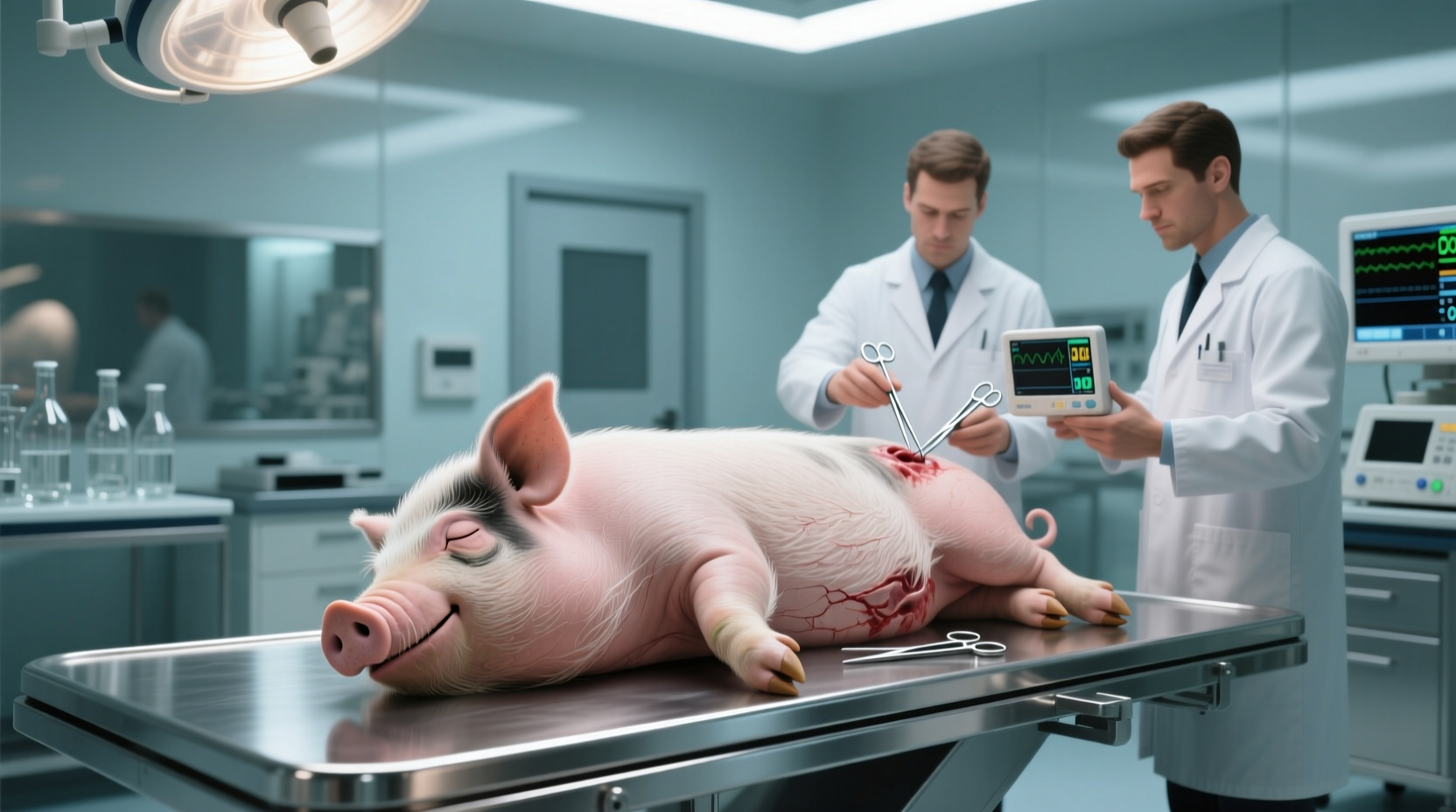 Ксенотрансплантологи еще далека от использования в медицине, но уже дает положительные результаты. Фото.