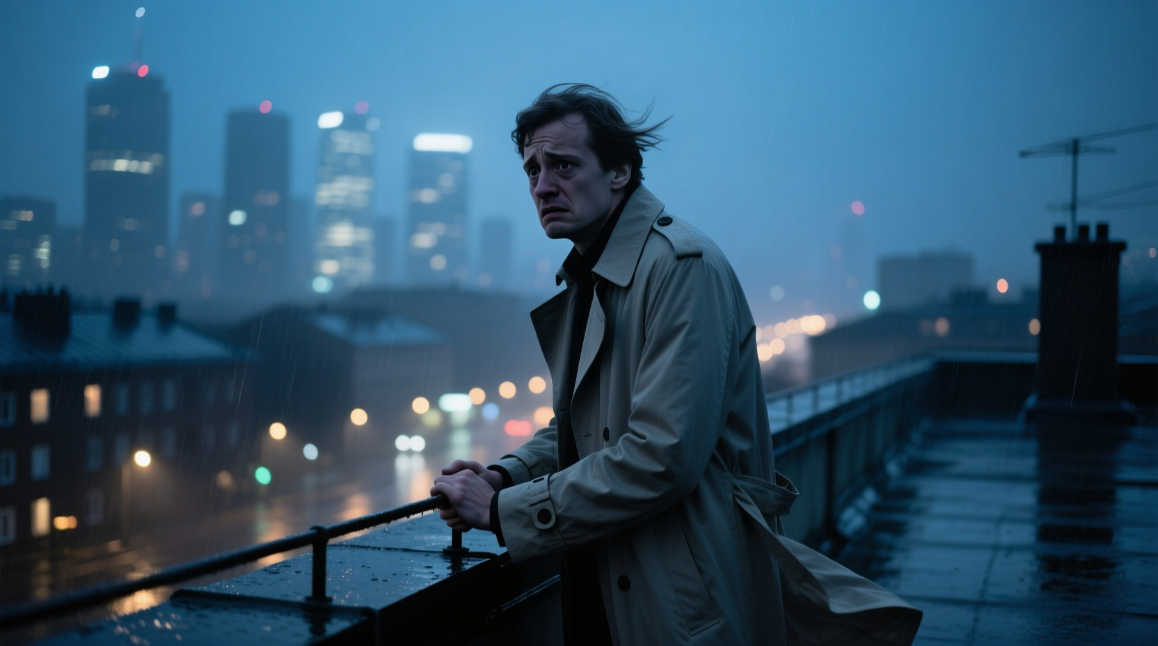 Ночью усиливаются тревожные мысли. Фото.