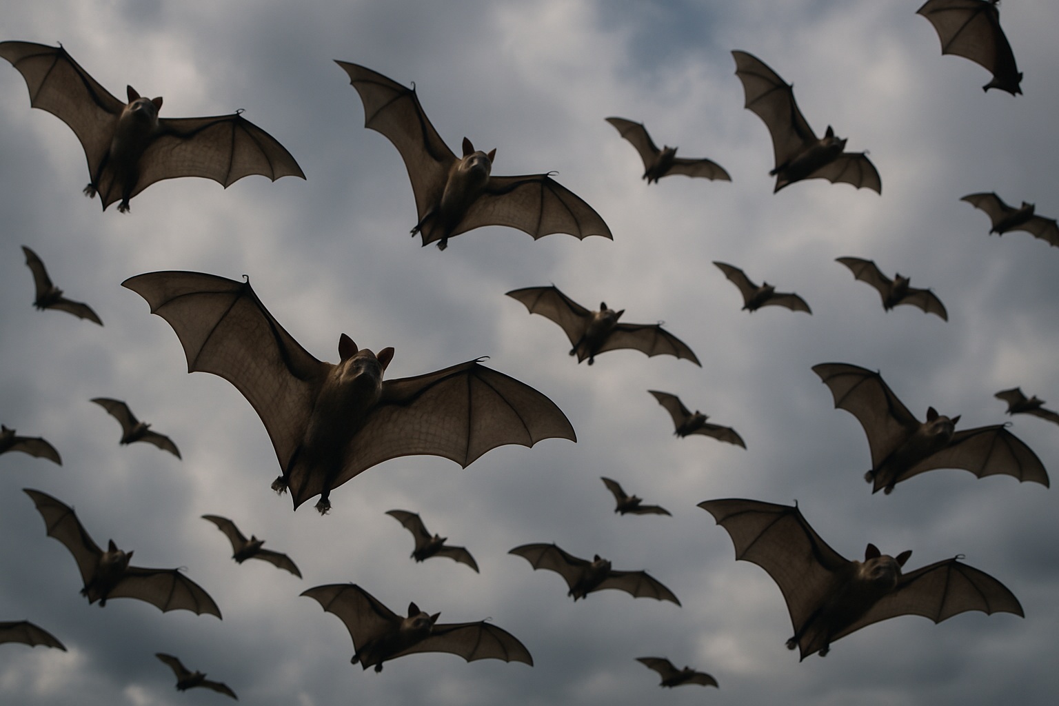 Особенности эволюции летучих мышей. За 50 миллионов лет эволюции летучие мыши выработали уникальную устойчивость к вирусам. Фото.