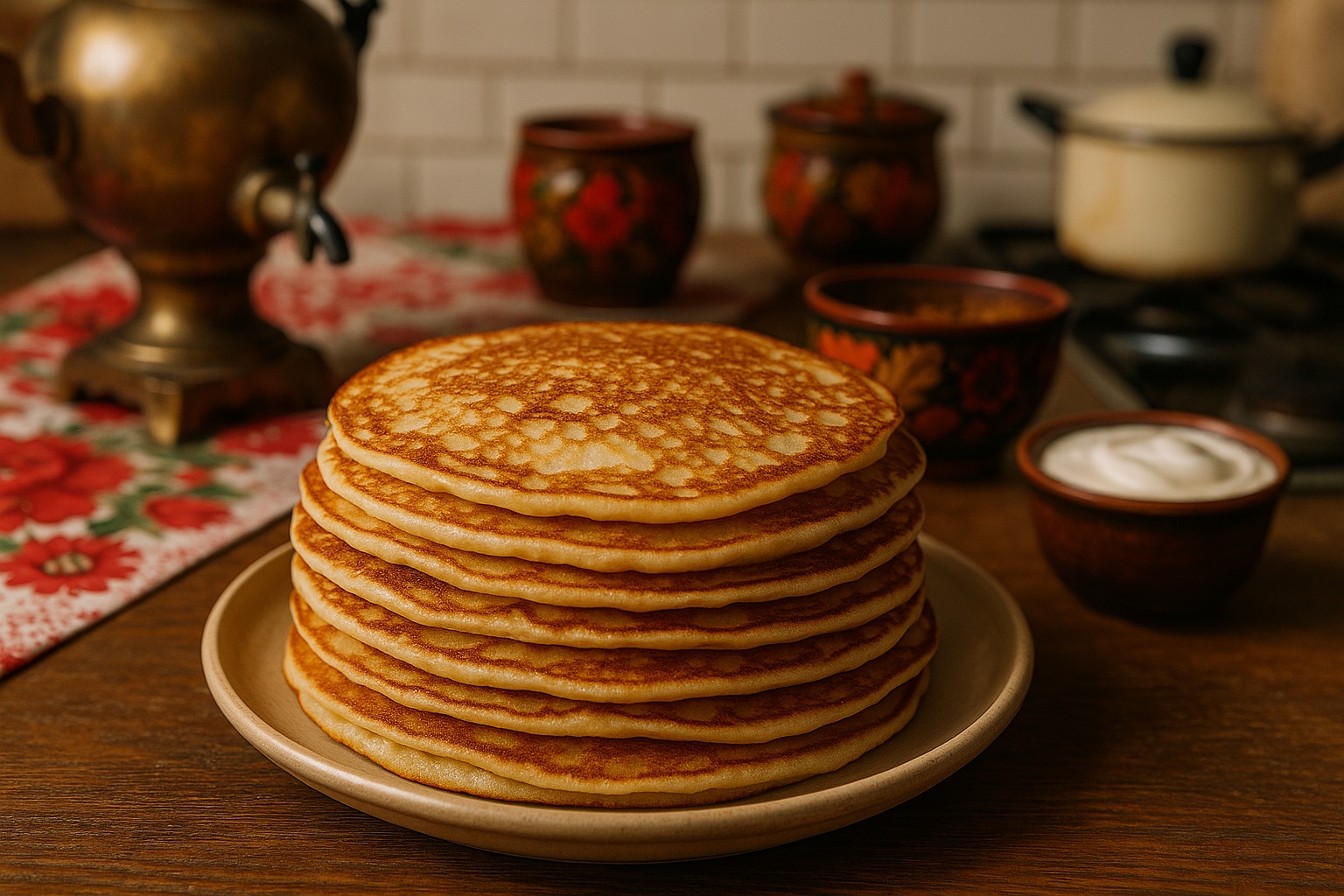 Из скисшего молока всегда можно сделать отличные блинчики. Фото.