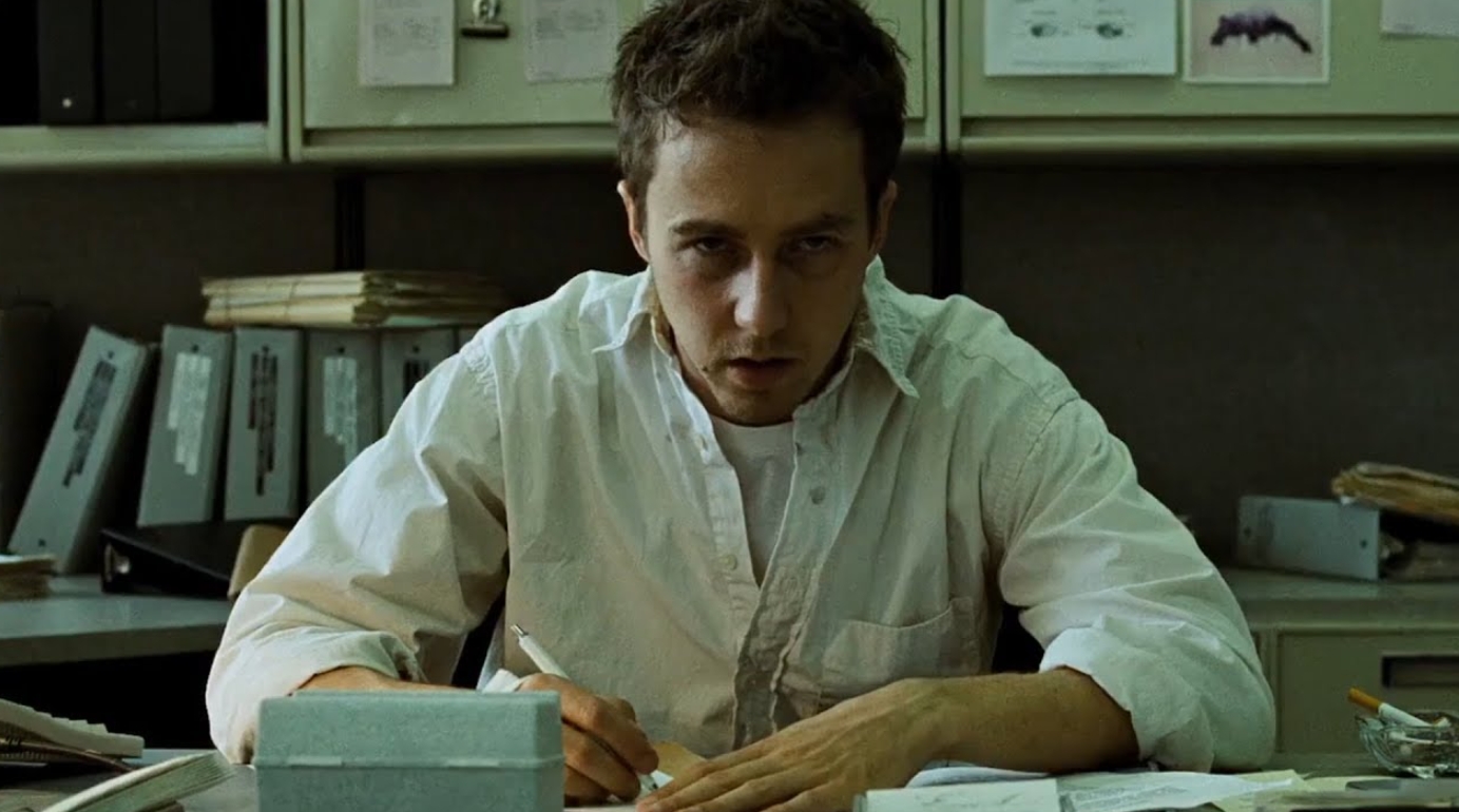 Опасность стресса для здоровья. Повышенный уровень кортизола по понедельникам может остаться на всю жизнь. Кадр из фильма «Бойцовский клуб». Фото.