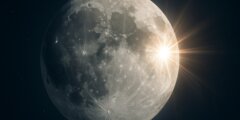 Почему на Луне возникают вспышки света: тайна, которая веками волнует ученых. Фото.