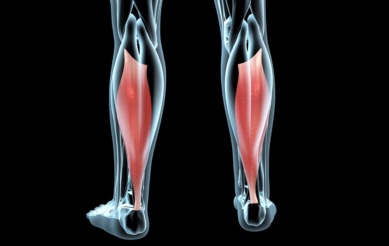 Камбаловидная мышца. Расположение камбаловидной мышцы человека. Источник изображения: thenews.qa. Фото.