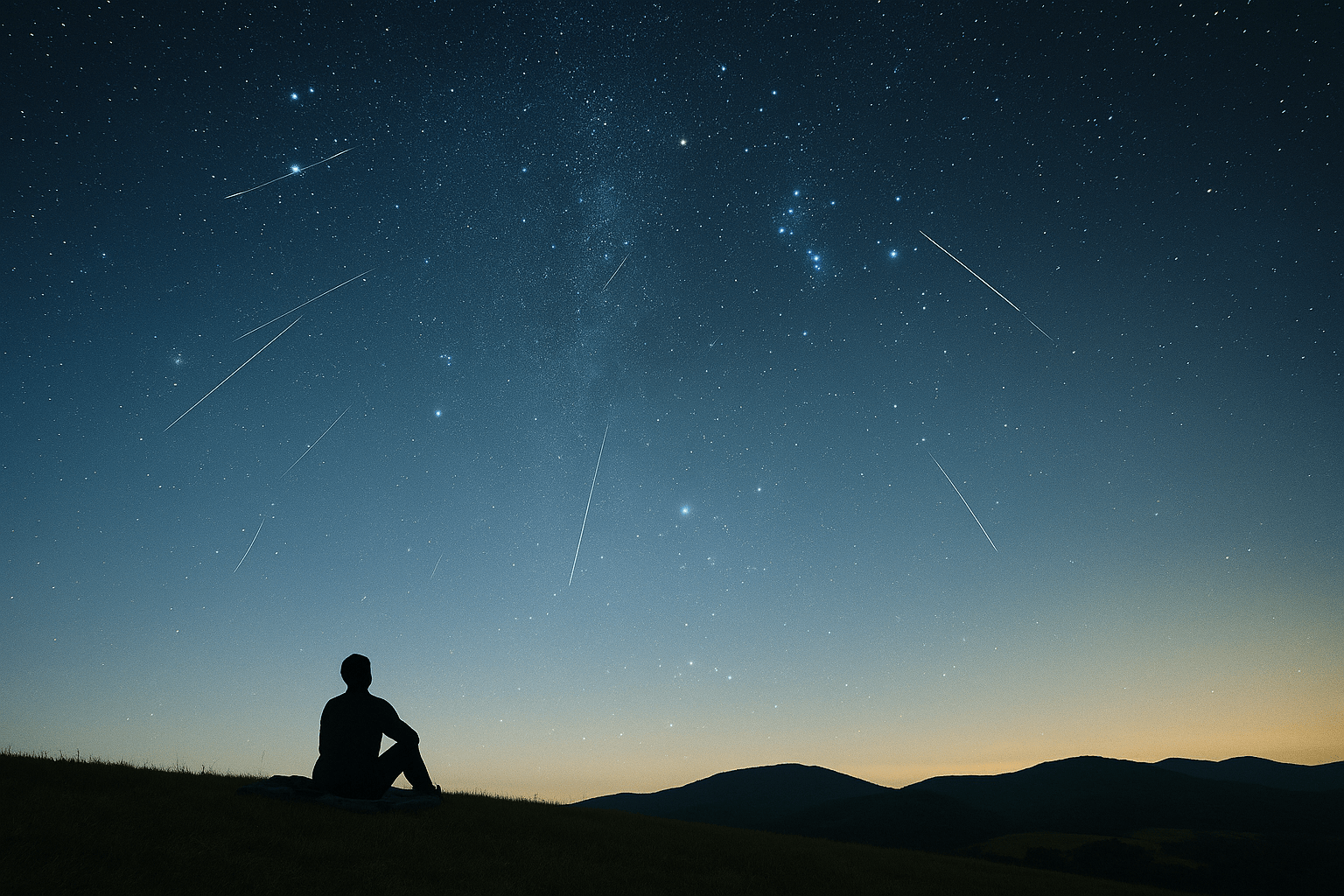 Максимум активности Орионид — в ночь с 20 на 21 октября. Фото.