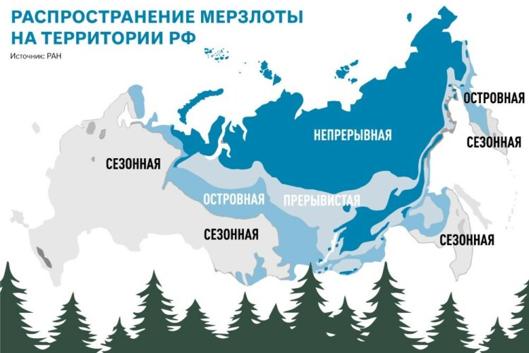 Почему таяние вечной мерзлоты опасно для городов России. Карта с обозначением зон распространения мерзлоты на территории России. Источник изображения: 9111.ru. Почему таяние вечной мерзлоты опасно для городов России. Карта с обозначением зон распространения мерзлоты на территории России. Источник изображения: 9111.ru. Фото.