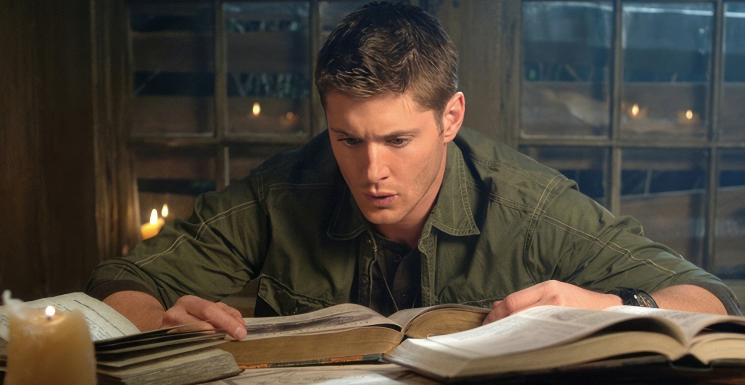 Ухудшение навыков чтения. Если не писать от руки, ухудшается даже навык чтения. Кадр из сериала «Сверхъестественное». Фото.