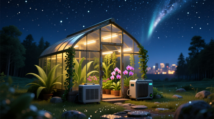 Холод космоса, как энергия. Такой генератор не дает много энергии, но на вентиляцию отдаленной теплицы его хватит. Фото.