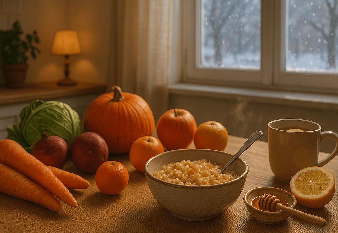 Что есть зимой, чтобы не было авитаминоза к весне - похожая новость на Toplenta